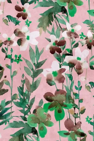 Prix Bas WATERCOLOUR FLOWER FIELD