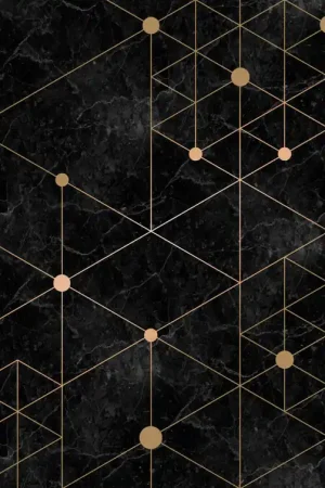 GOLDEN GEOMETRIC MARBLE Seulement Aujourd’hui