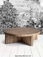 Satisfait Ou Remboursé Grande table basse ronde Norvik