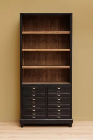 Affaire À Saisir Bibliothèque 6 tiroirs Voltaire Sapin