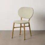 Bon Marché Chaise beige aluminium Poésie