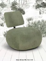 Bon Plan Fauteuil rond vert Griza