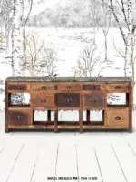 Buffet Fabrica 10 tiroirs pin recyclé Seulement Aujourd’hui
