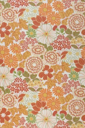 Achat Immédiat Papier peint Melissa orange