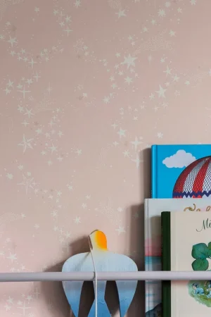Achat Immédiat Papier peint Falling Stars rose pale